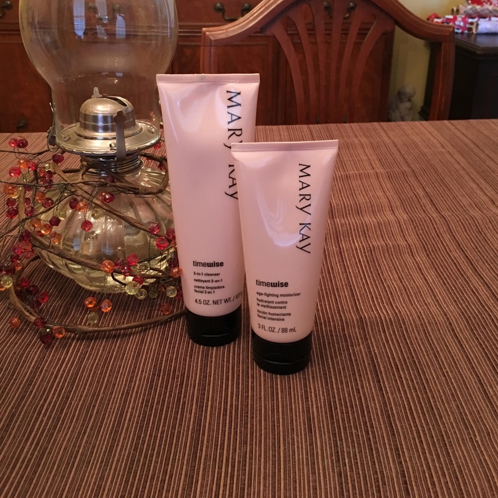 Mary Kay Timewise cleanser and moisturizer