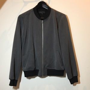 Sold - Reese + Riley Grey bomber jacket