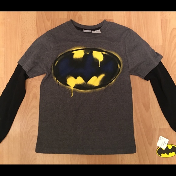 Boys Batman long sleeve shirt - Picture 1 of 2