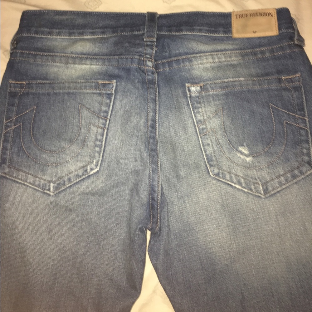 True religion sz32/34 dean tapered denim! Slim fit
