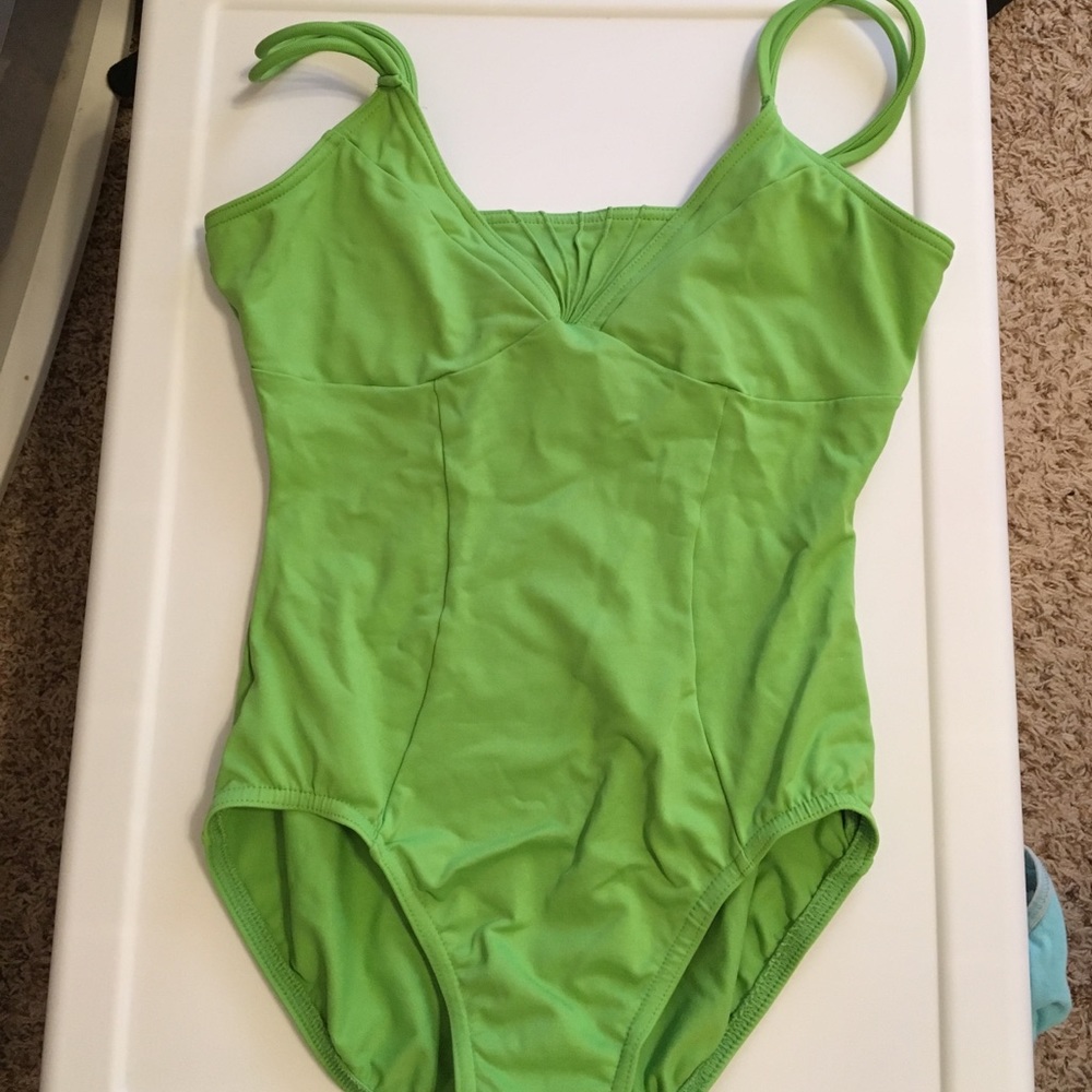 Lime Green Ballet Leotard