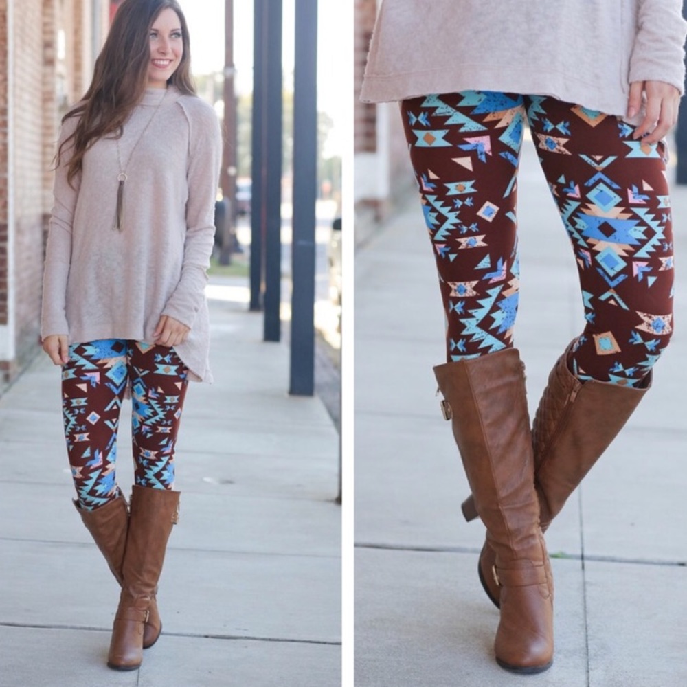🆕Aztec Print Leggings