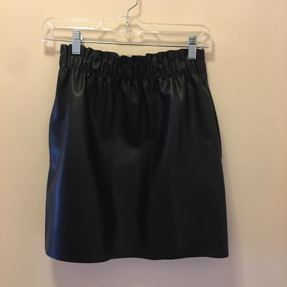 Zara pleather skirt!