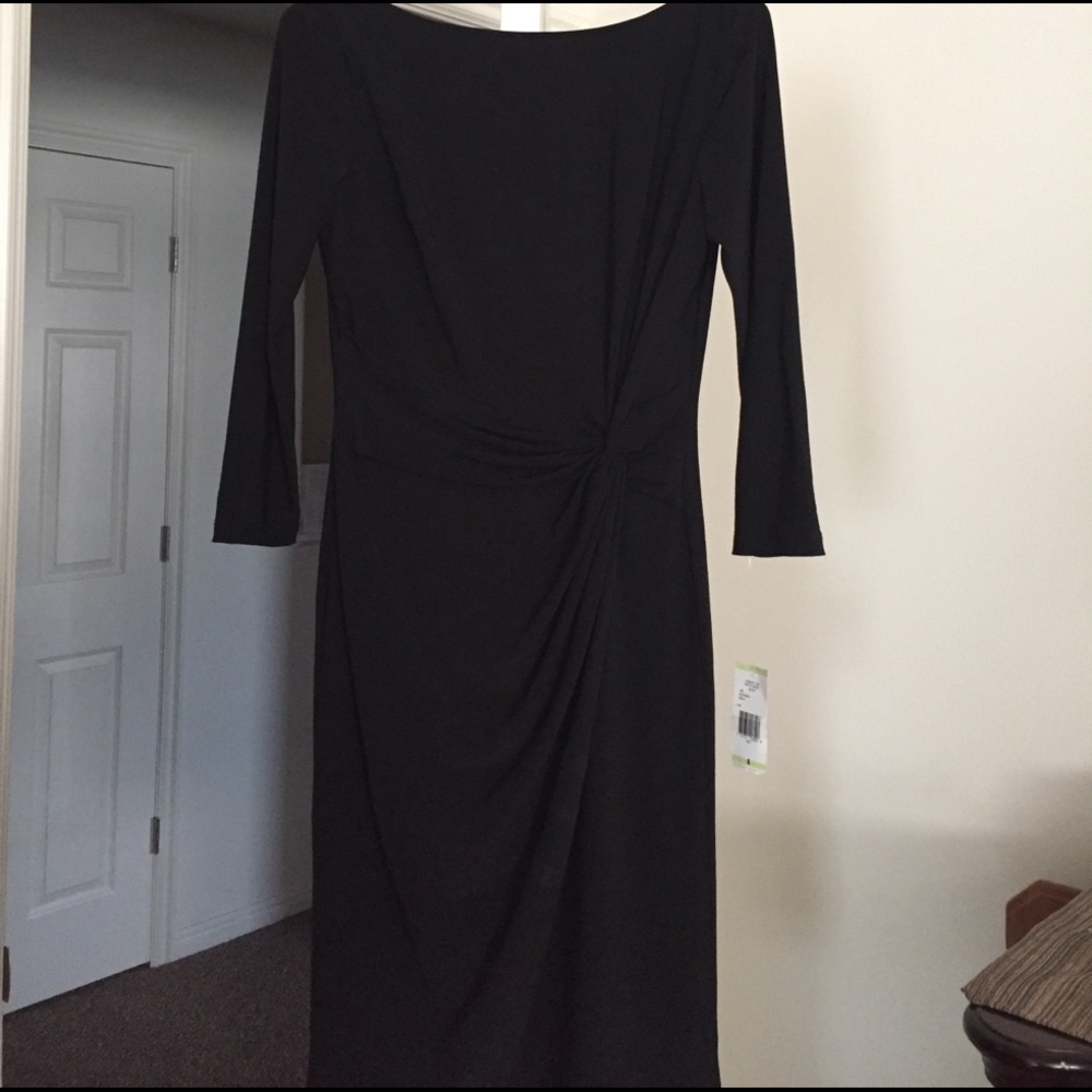 Evan Picone black classic dress