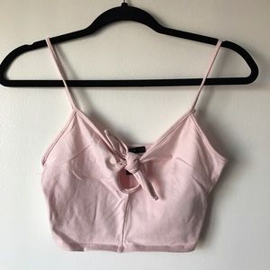 Pink Crop Top