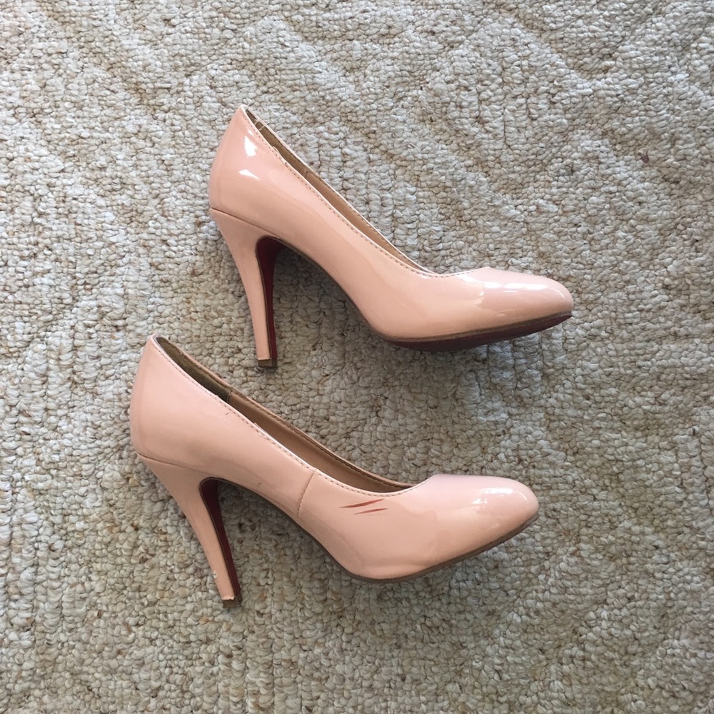 Red sole high heels