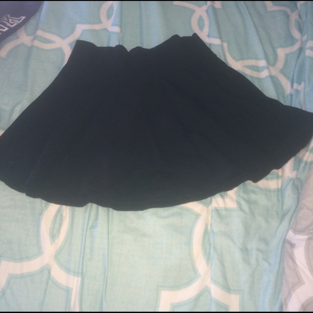 Black miniskirt