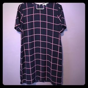 Daniel Rainn Navy Plaid Dress