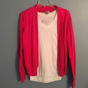 Bright Pink Cardigan
