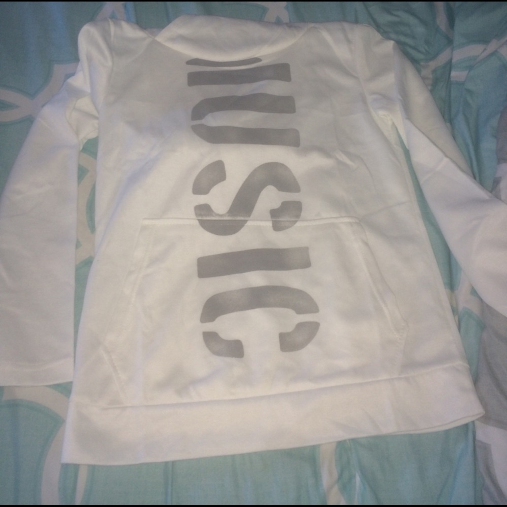 White music hoodie