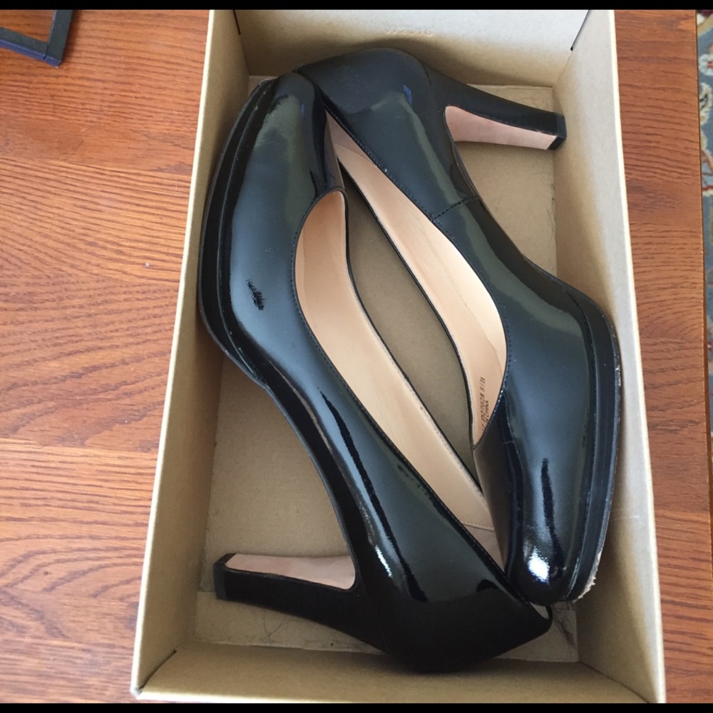 Cole Haan patent leather pumps