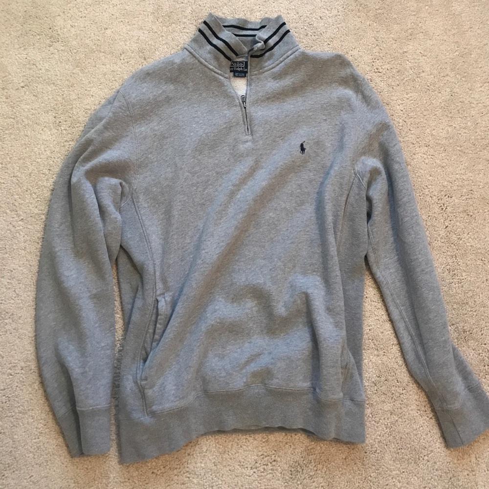 Great Polo 1/4 Grey size medium