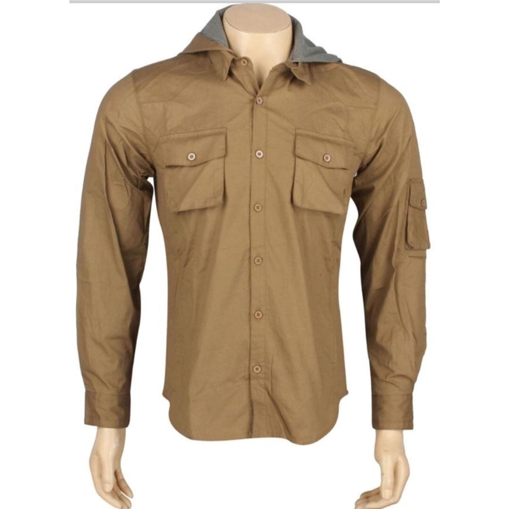 ARSNL Shifter Hooded Woven Long Sleeve Shirt Jac