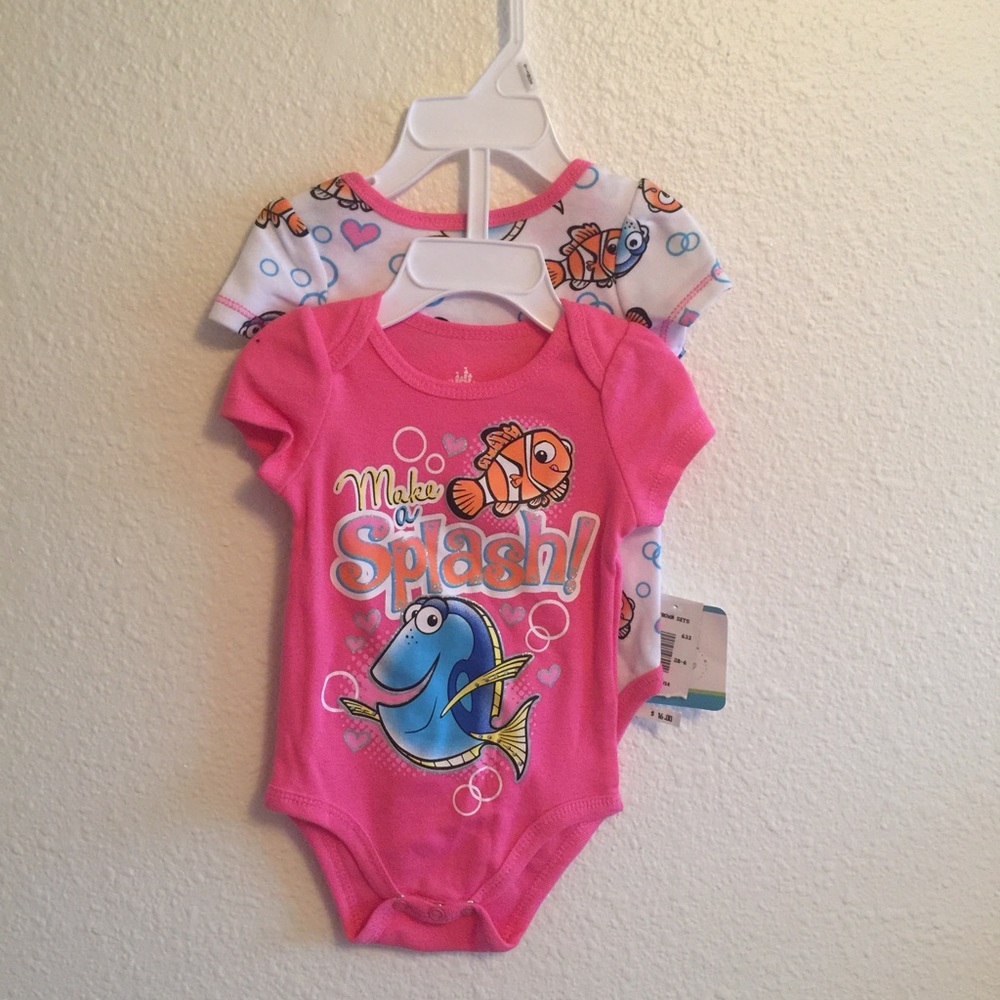 Bnwt! Dory & friends onesies!