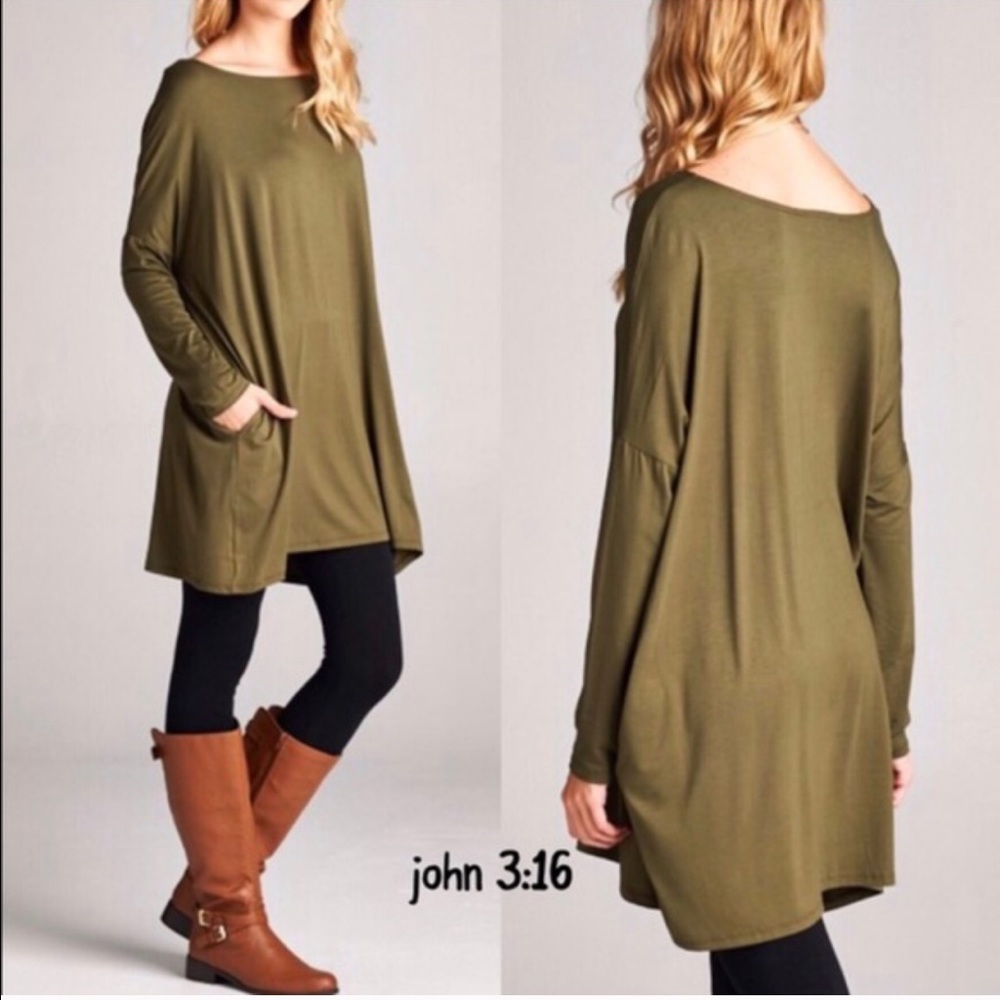 last one✔️ Olive tunic - Picture 2 of 3