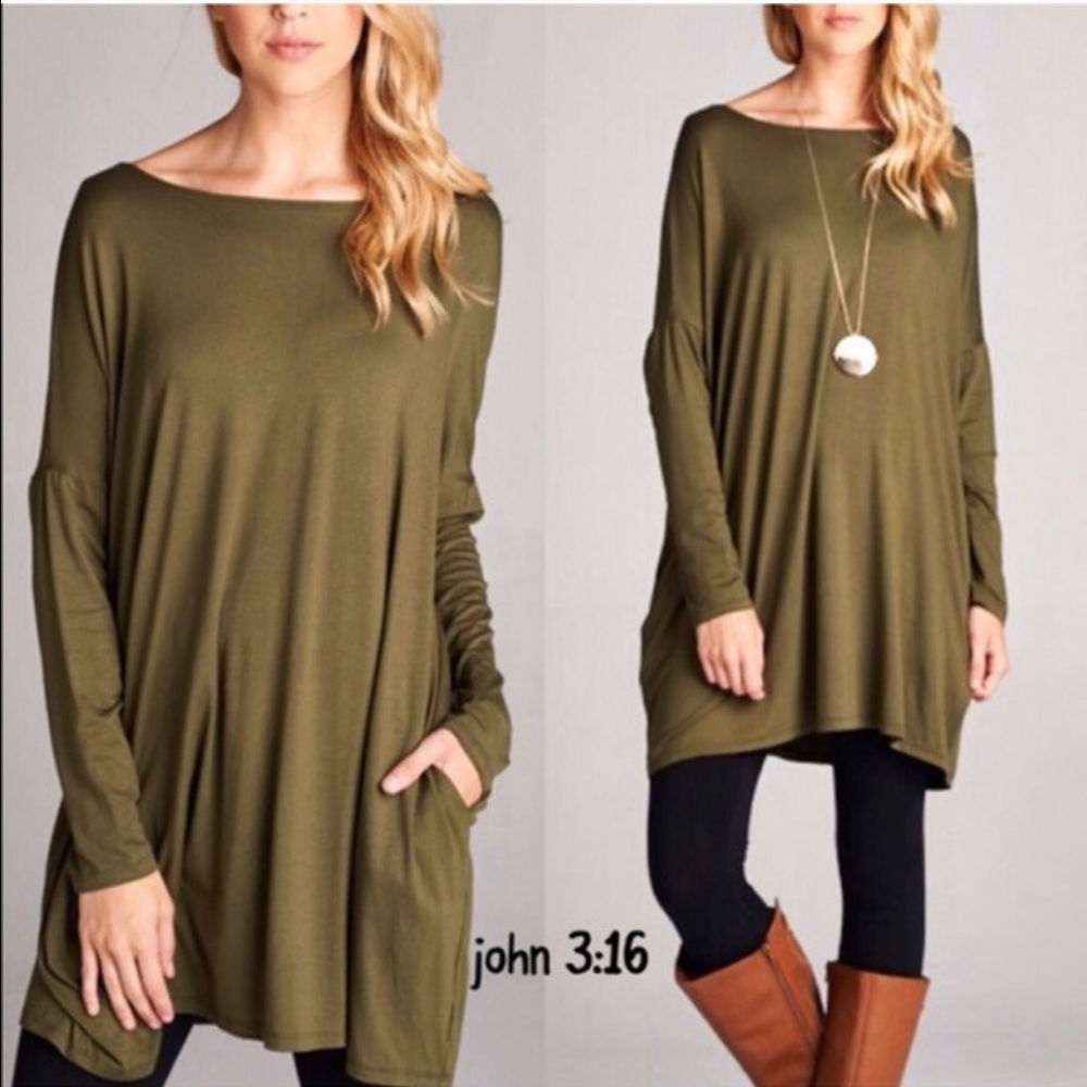 last one✔️ Olive tunic - Picture 3 of 3