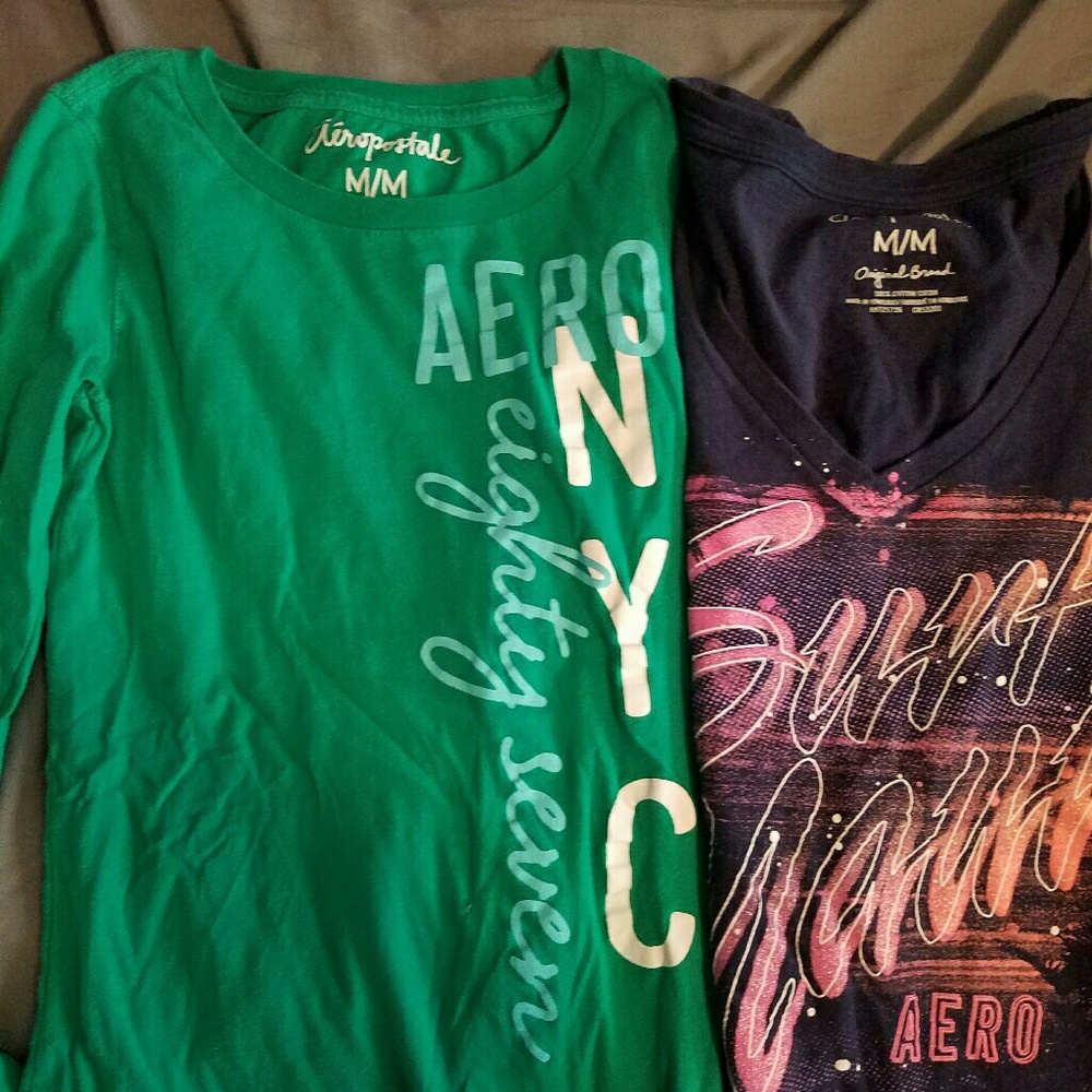 Two aeropostale shirts