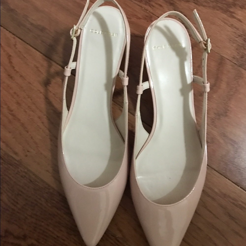 Cole haan sling back shoes.