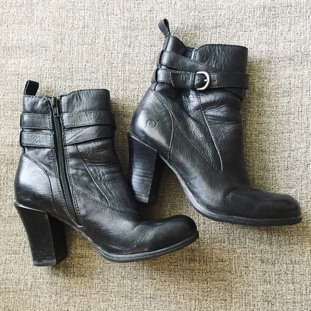 Born Leather Booties
