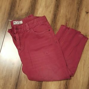 1 hr sale Free people distressed Jean