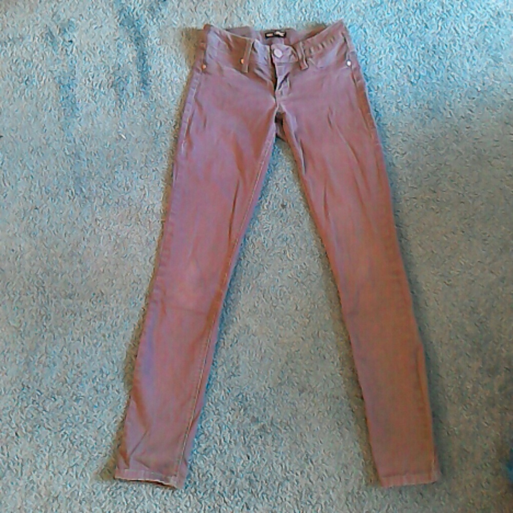 Stretchy gray jeggings
