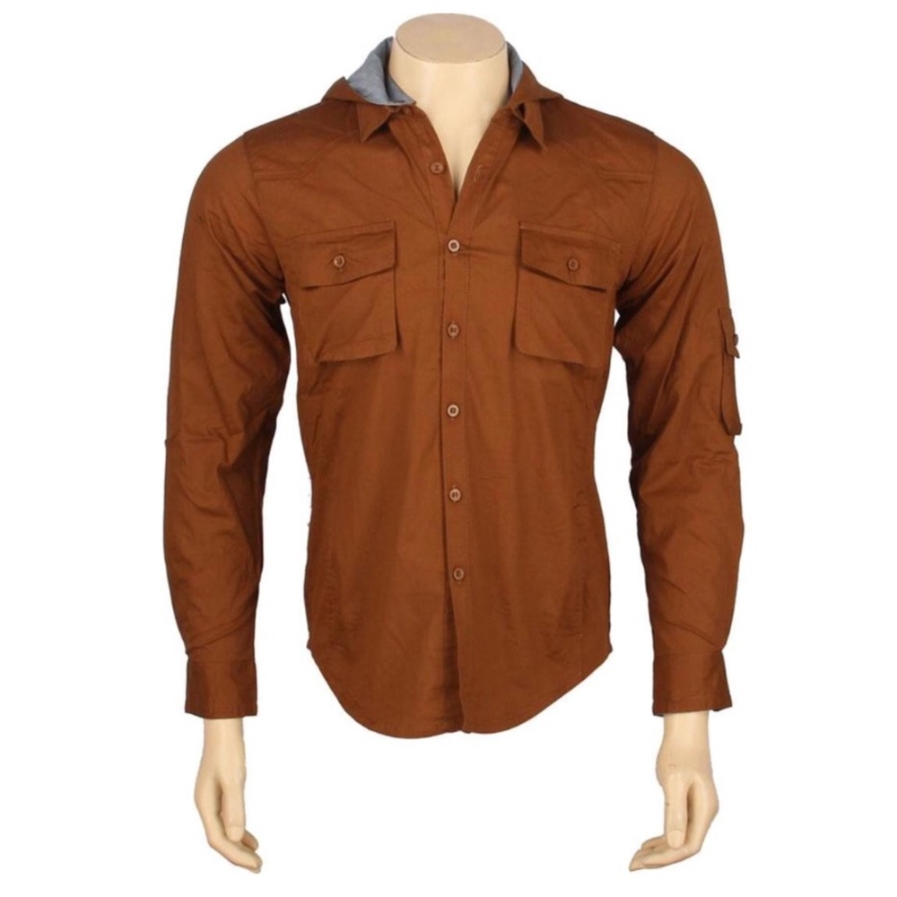 ARSNL Shifter Hooded Woven Long Sleeve Shirt Jac