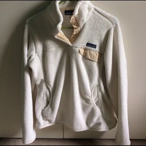 White Patagonia pullover