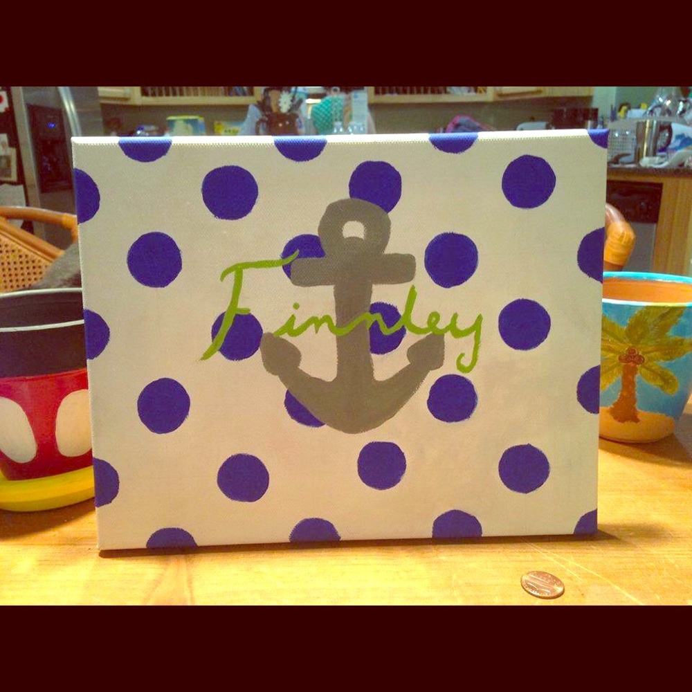 8x10 Painted Canvas