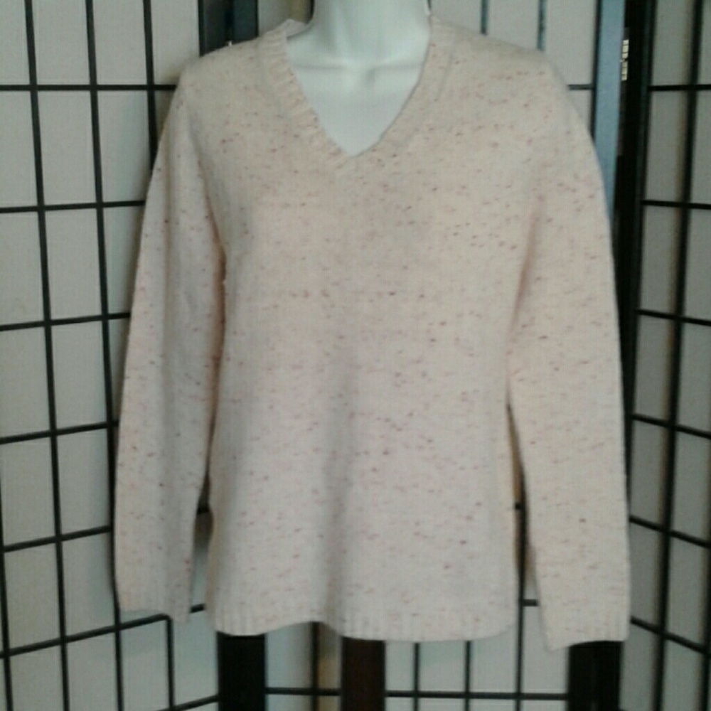 Ann Taylor pink wool sweater