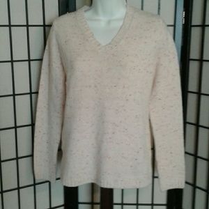 Ann Taylor pink wool sweater