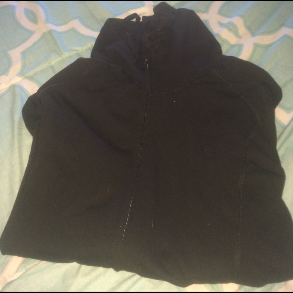 Black zip up sweatshirt