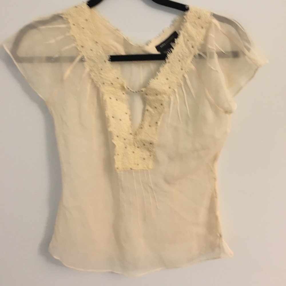 BCBG silk top