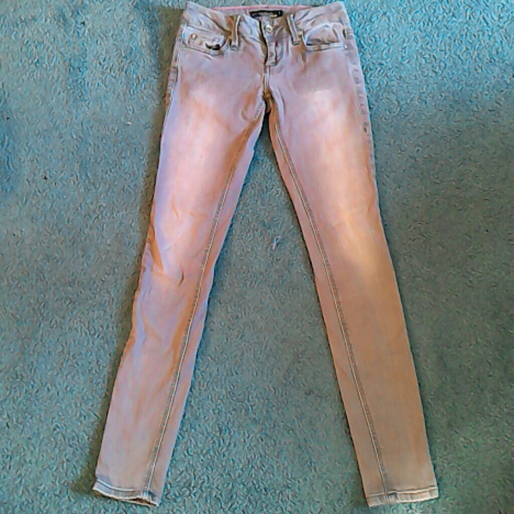 Gray skinny jeans