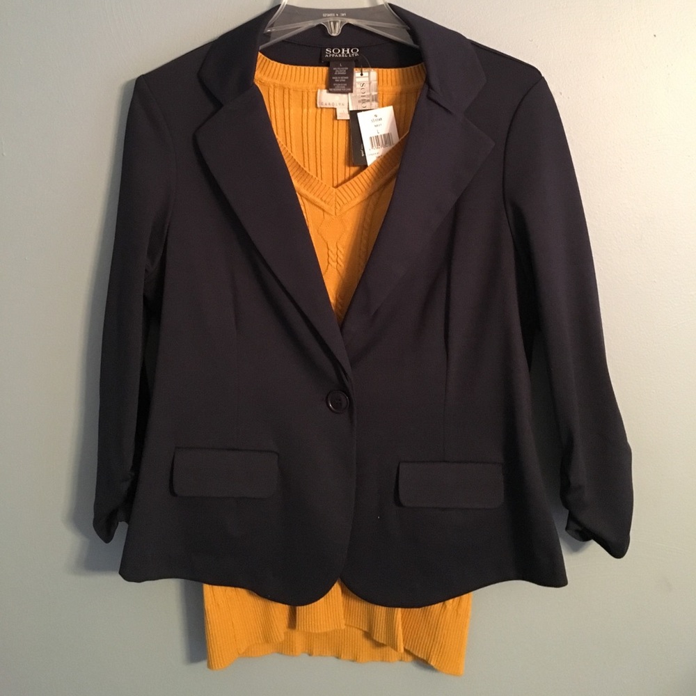 SOHO Navy Blue Blazer