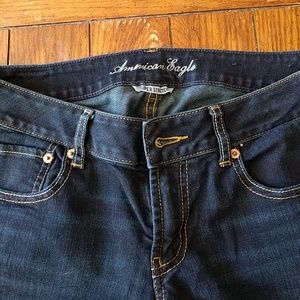 AE dark jeans