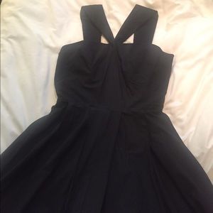 Black tea length dress