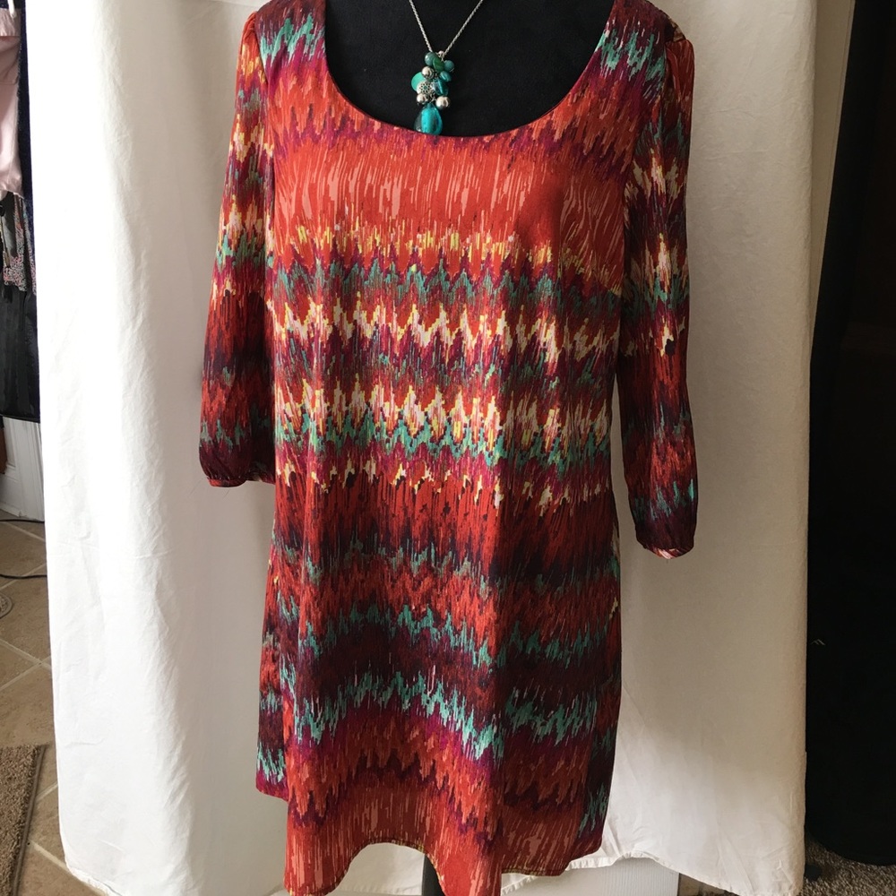 Fun multi color dress