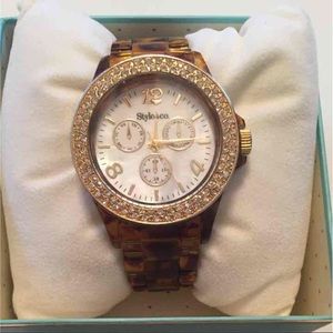 Style&Co tortoise acrylic watch