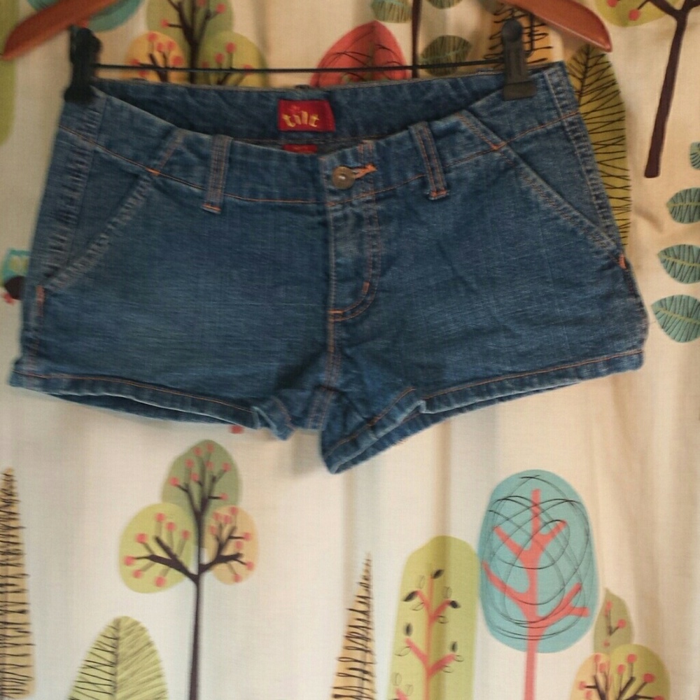 Denim shorts
