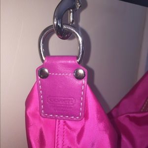 Pink Coach Tote