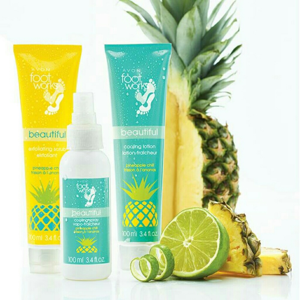 Foot Works set and Bubble bath
