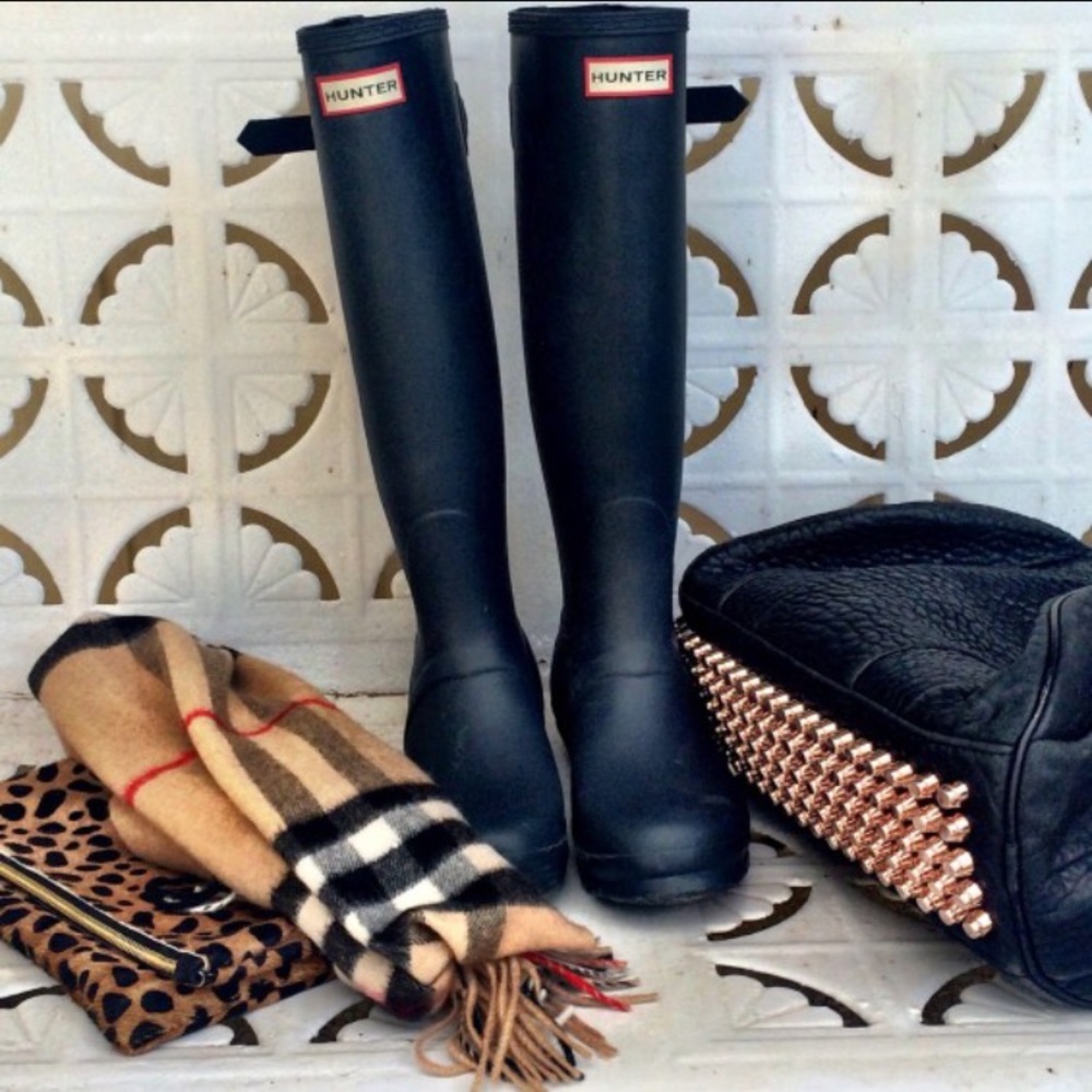 NWT Original Black Matte Hunter Boots