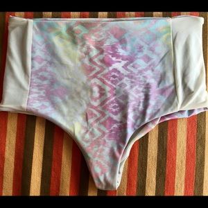 Stone fox swim high waisted cheeky bikini bottoms
