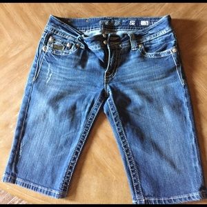 Miss Me blue jean shorts