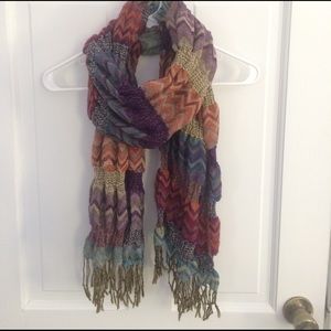 Earth tone scarf