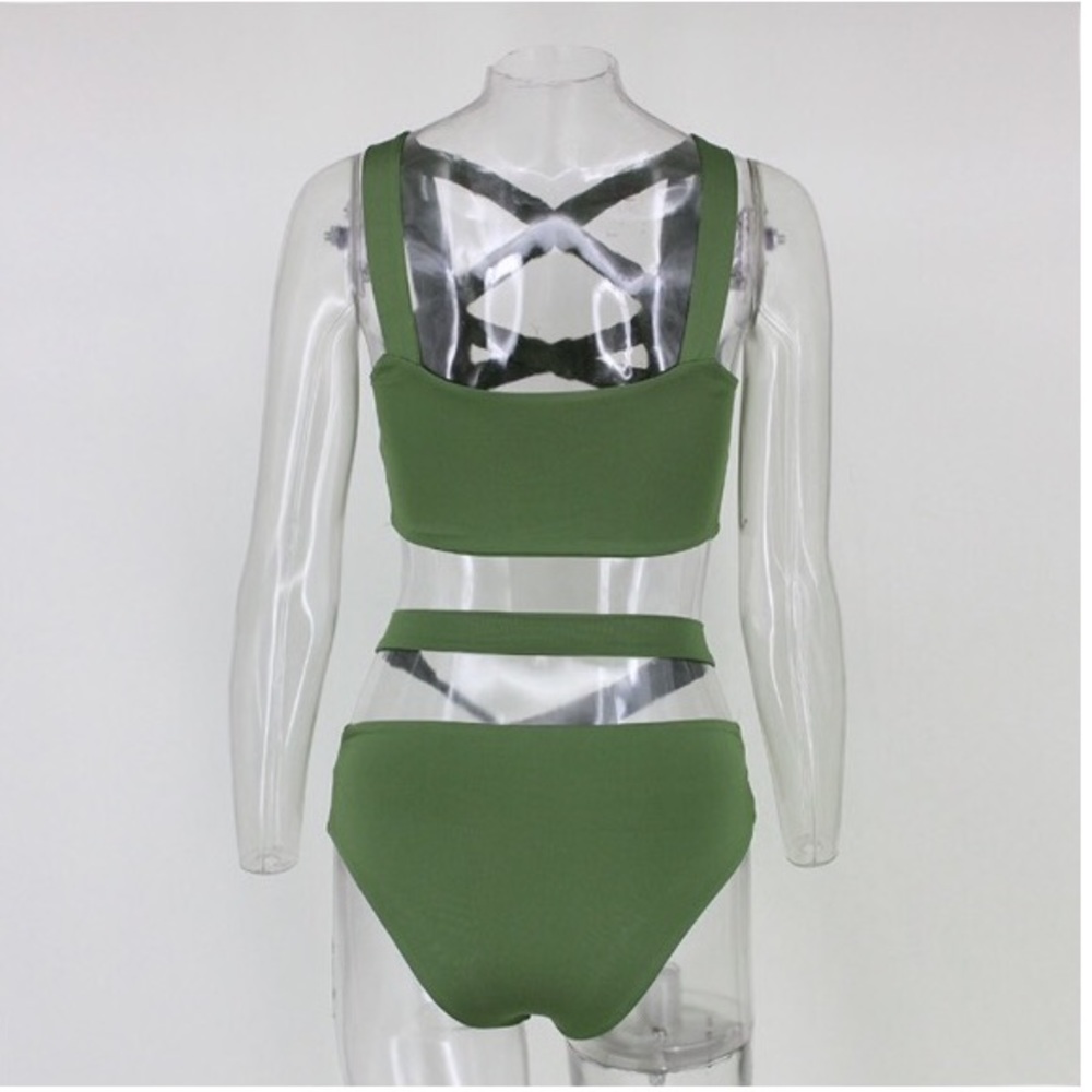 NEW! Hollow Out High Waist Bikini - Picture 4 of 7