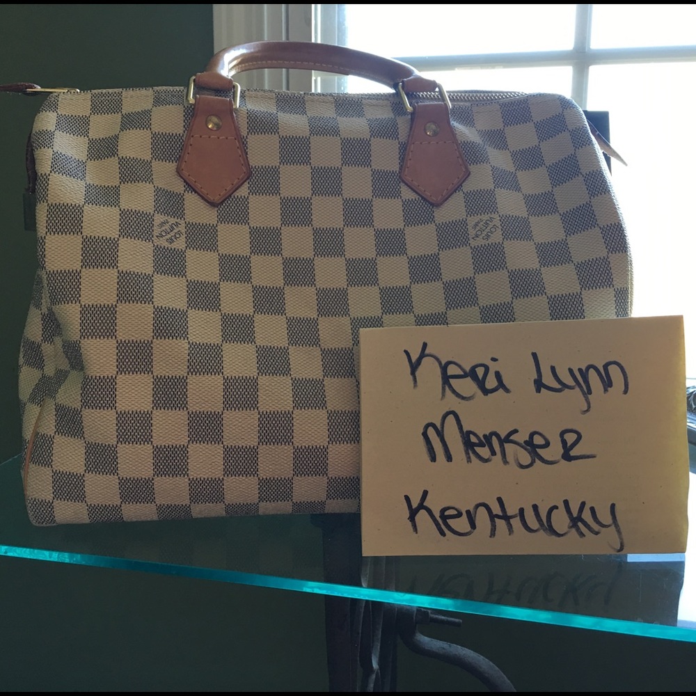 Louis Vuitton Speedy 30 Damier Azur