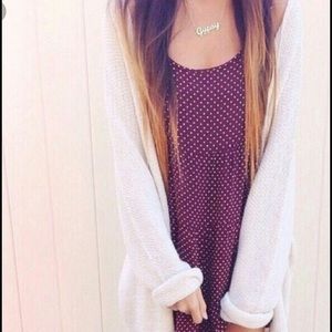 Red Polka Dot Jada Dress (RARE BRANDY MELVILLE)