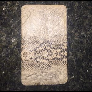 Snakeskin Clutch