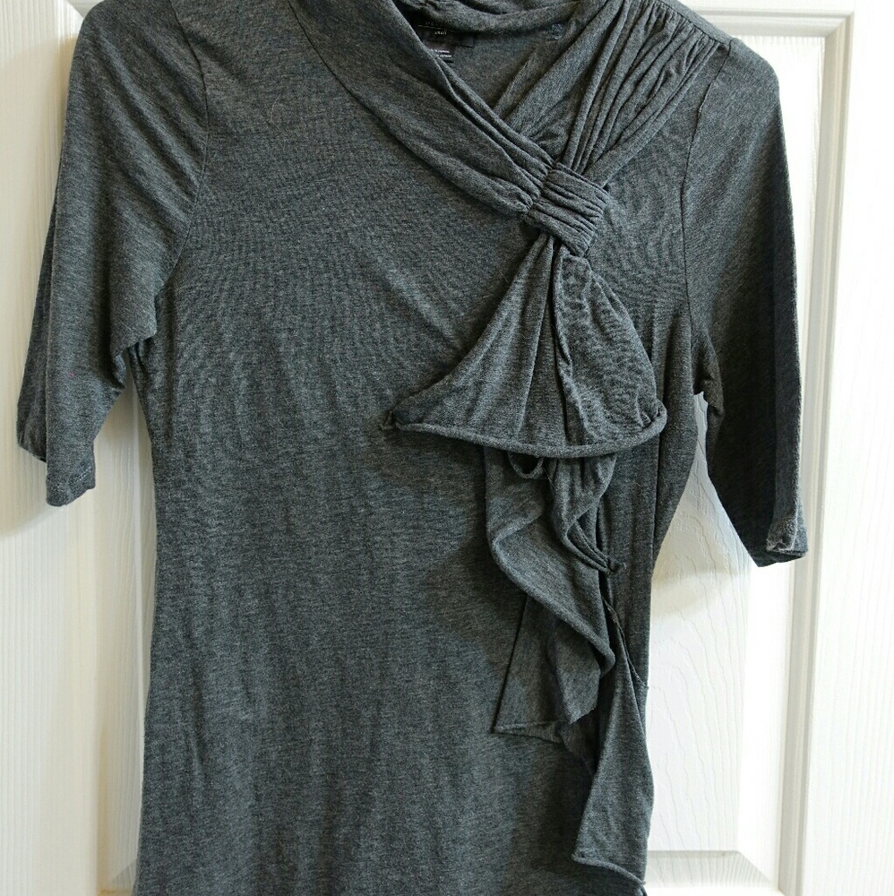Grey Anthropologie Top